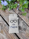 Etui à lunettes - lin - couleur au choix 