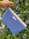 Pochette Ipad - Tablette - velours côtelé et coton - couleur au choix - PERSONNALISABLE - SUR COMMANDE