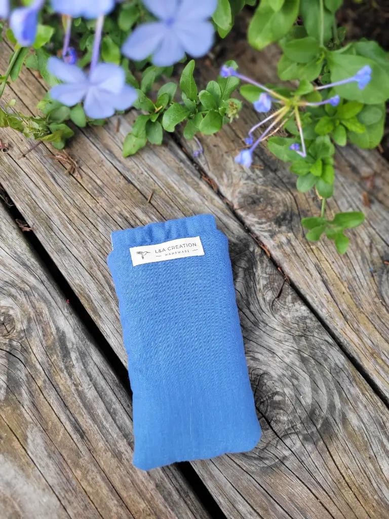 Etui à lunettes coton Bio scintillante - L&A Création