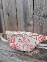 Sac banane en coton bio style toile de Jouy L&A Création
