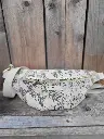 Sac banane en coton bio style toile de Jouy L&A Création