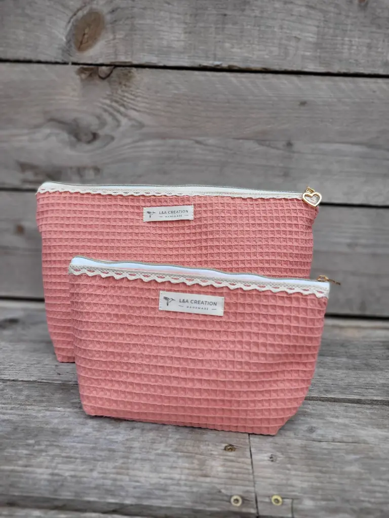 pochette imperméable trousse de toilette trousse maquillage L&A Création