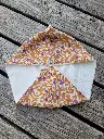 serviette turban pour cheveux - gaze coton bio et bambou - L&A Création
