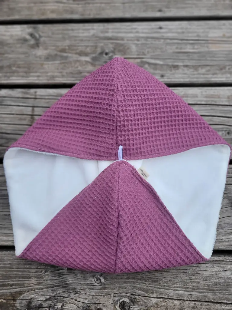 Serviette turban pour cheveux ultra doux coton Bio et bambou L&A Création