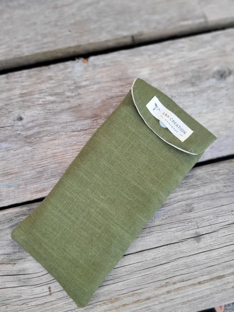 Etui à brosse à dent en lin, imperméable