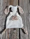 Doudou lapin personnalisable bébé - cadeau naissance
