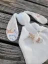 Doudou lapin personnalisable bébé - cadeau naissance