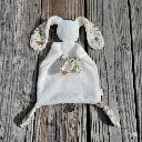 Doudou lapin personnalisable bébé - cadeau naissance