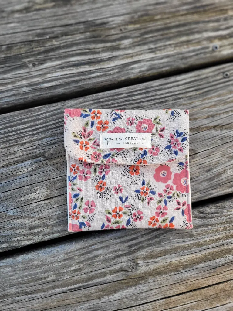 Pochette étui à savon ou lingettes - imperméable