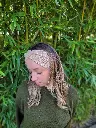 Bandeau cheveux en lainage torsadé