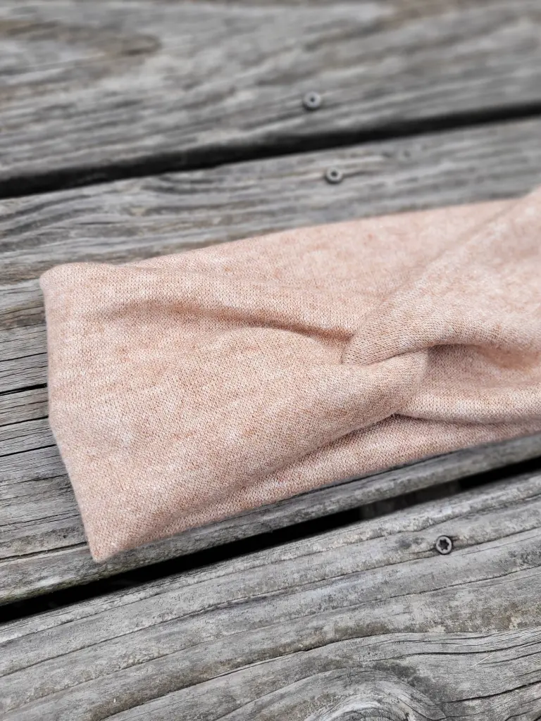 Bandeau cheveux en lainage torsadé