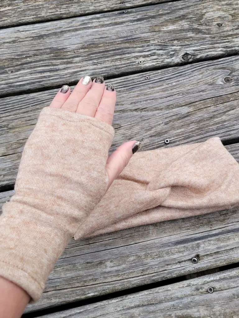 Ensemble bandeau et mitaines