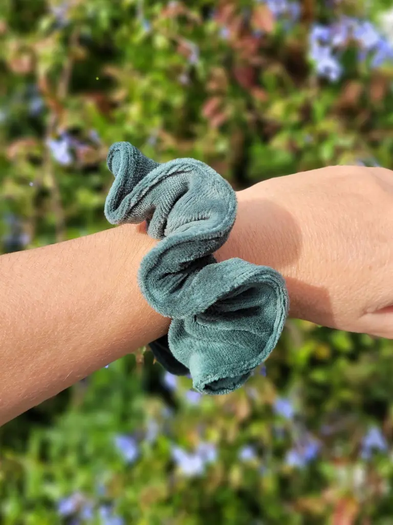 chouchou scrunchie velours tout doux