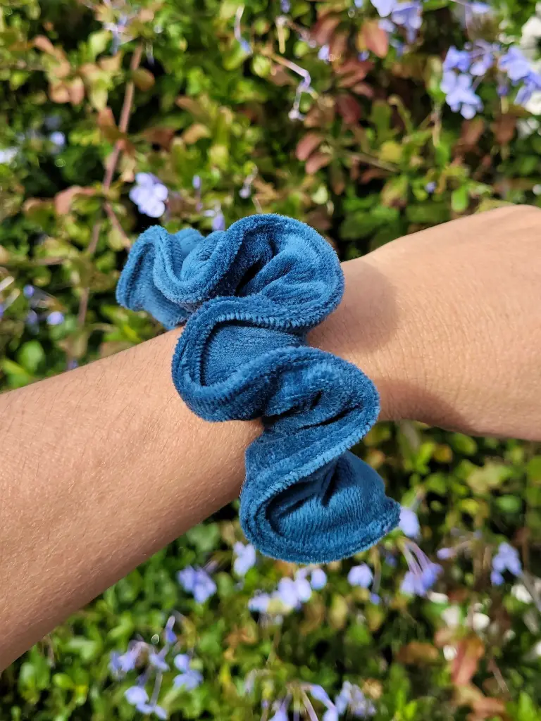 chouchou scrunchie velours tout doux