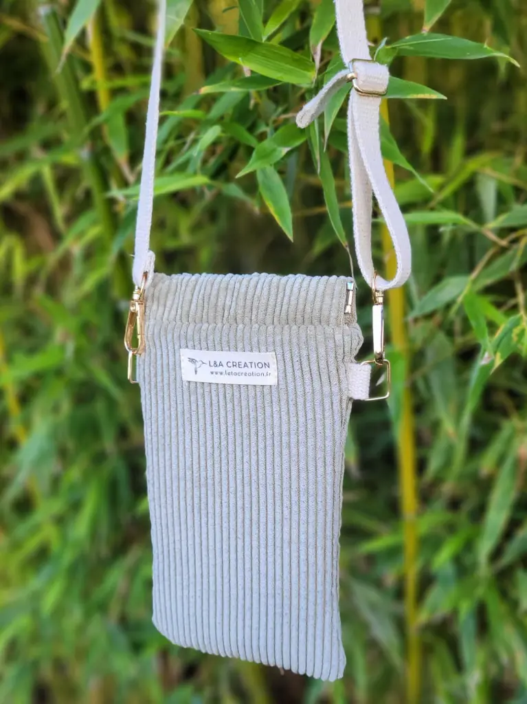 Pochette pour téléphone velours L&A Création