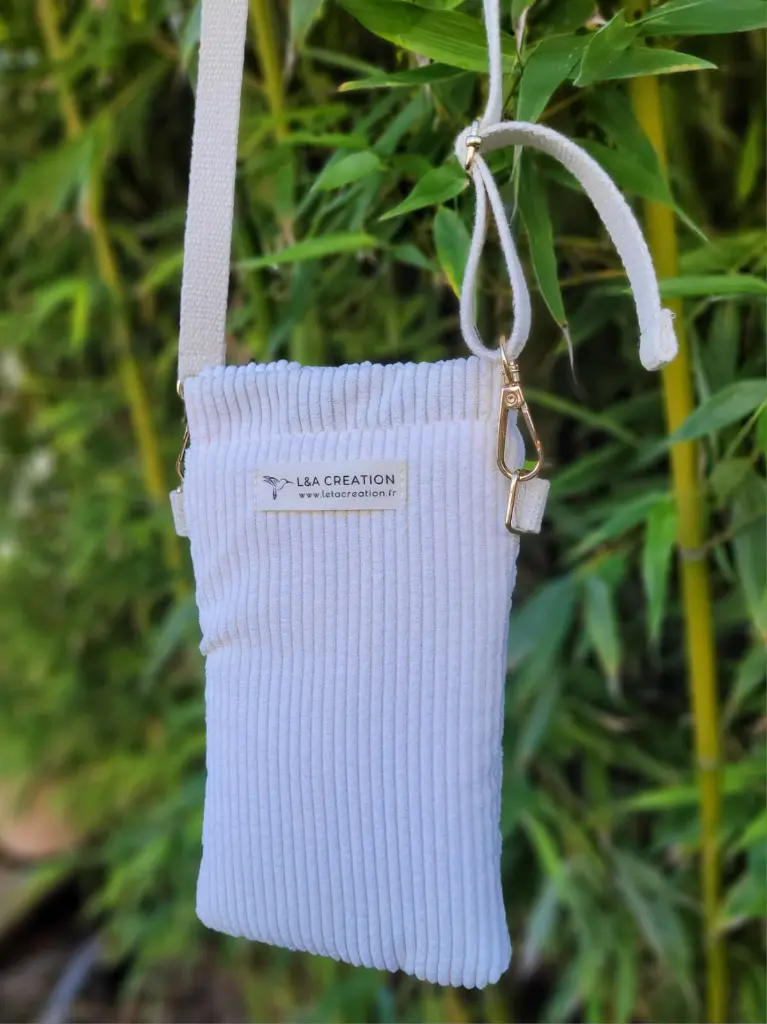Pochette pour téléphone velours L&A Création