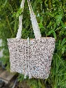 sac cabas en velours côtelé  Bohème L&A Création