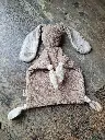 Doudou lapin personnalisable bébé - cadeau naissance