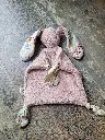 Doudou lapin personnalisable bébé - cadeau naissance
