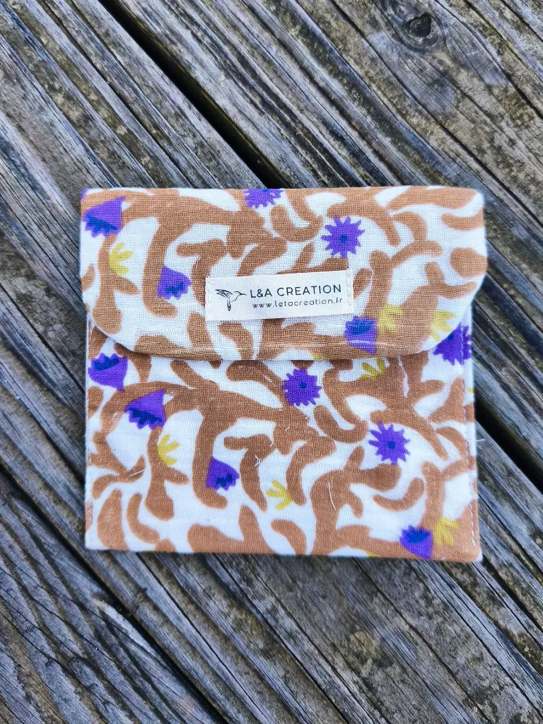 Pochette étui à savon ou lingettes - imperméable