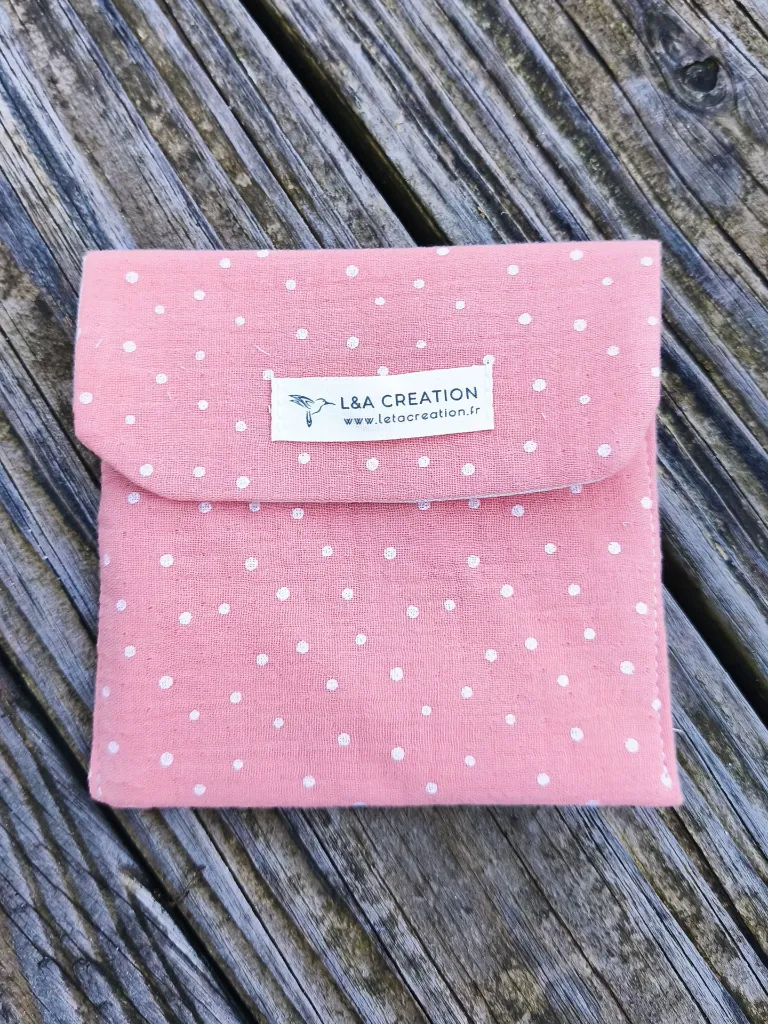 Pochette étui à savon ou lingettes - imperméable