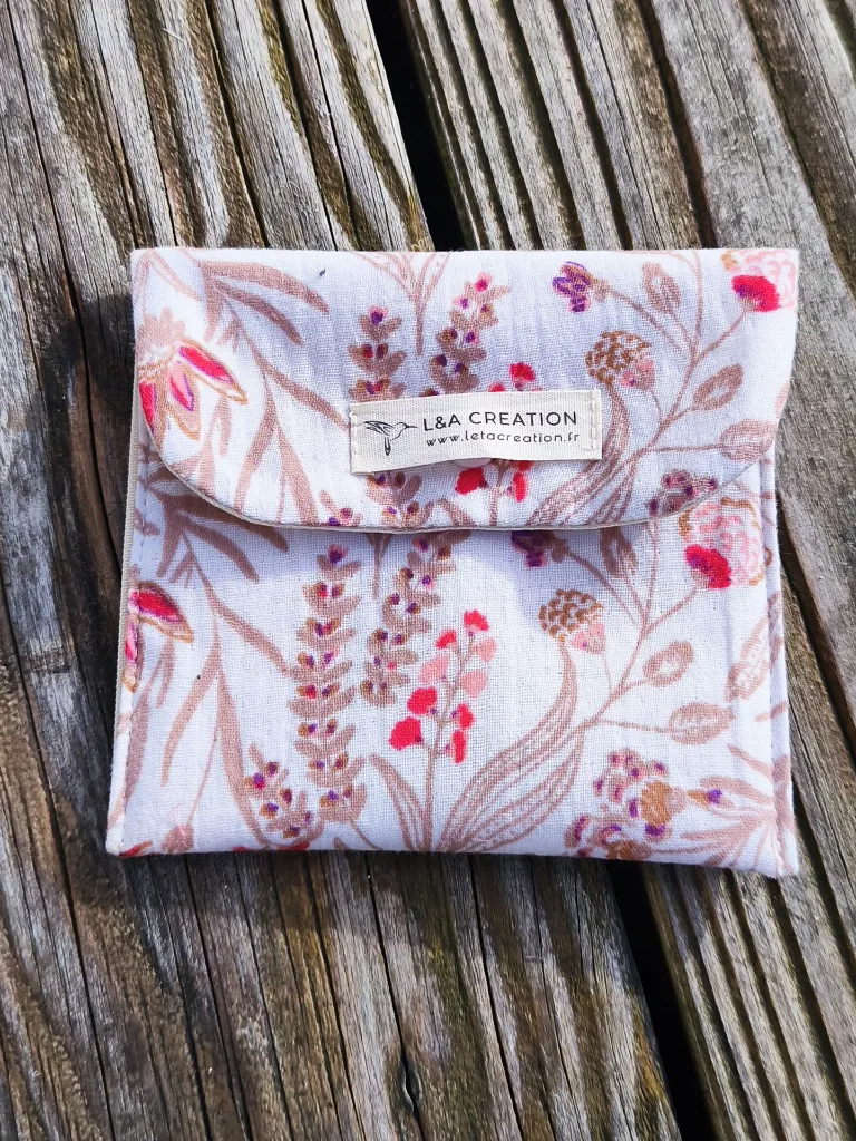 Pochette étui à savon ou lingettes - imperméable