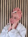 Serviette turban pour cheveux ultra doux coton Bio et bambou L&A Création