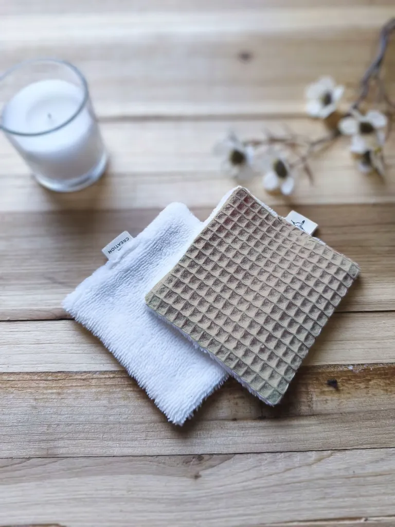 lingettes coton démaquillant bio ultra doux en bambou routine skincare