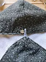 serviette turban pour cheveux - gaze coton bio et bambou - L&A Création