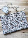 Pochette pour Ipad matelassée , tissu liberty