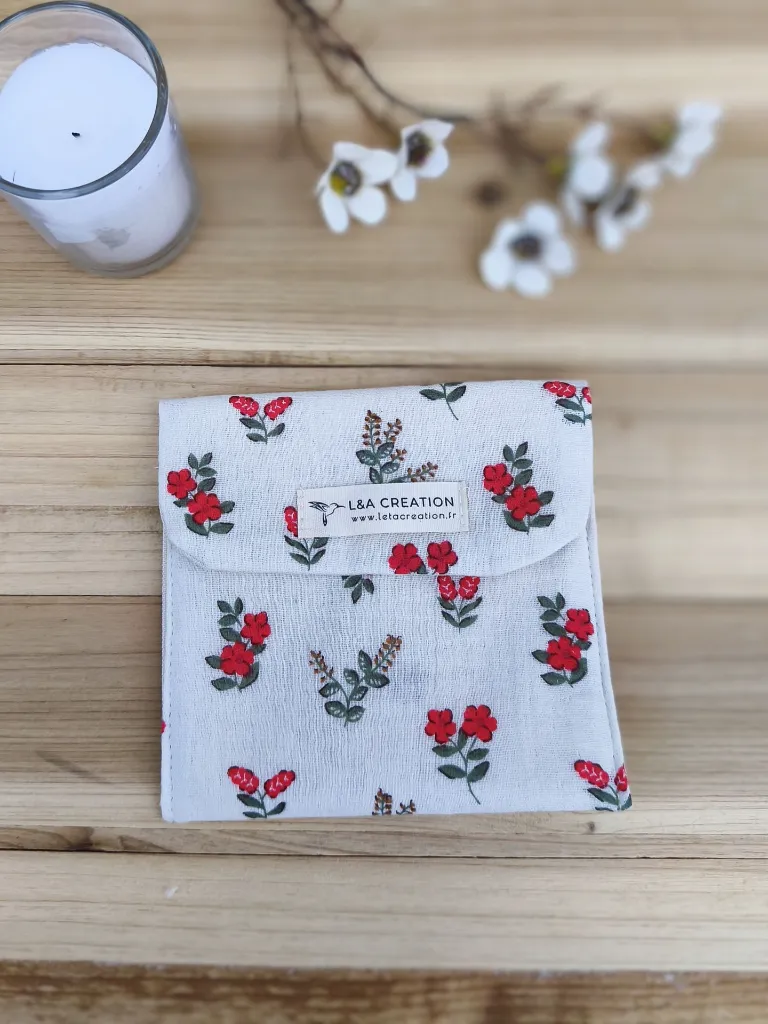 Pochette étui à savon ou lingettes - imperméable - L&A Création