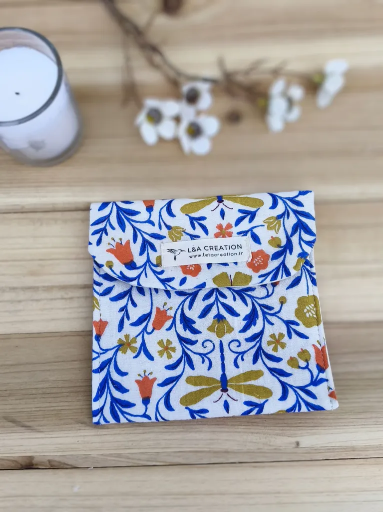 Pochette étui à savon ou lingettes - imperméable - L&A Création