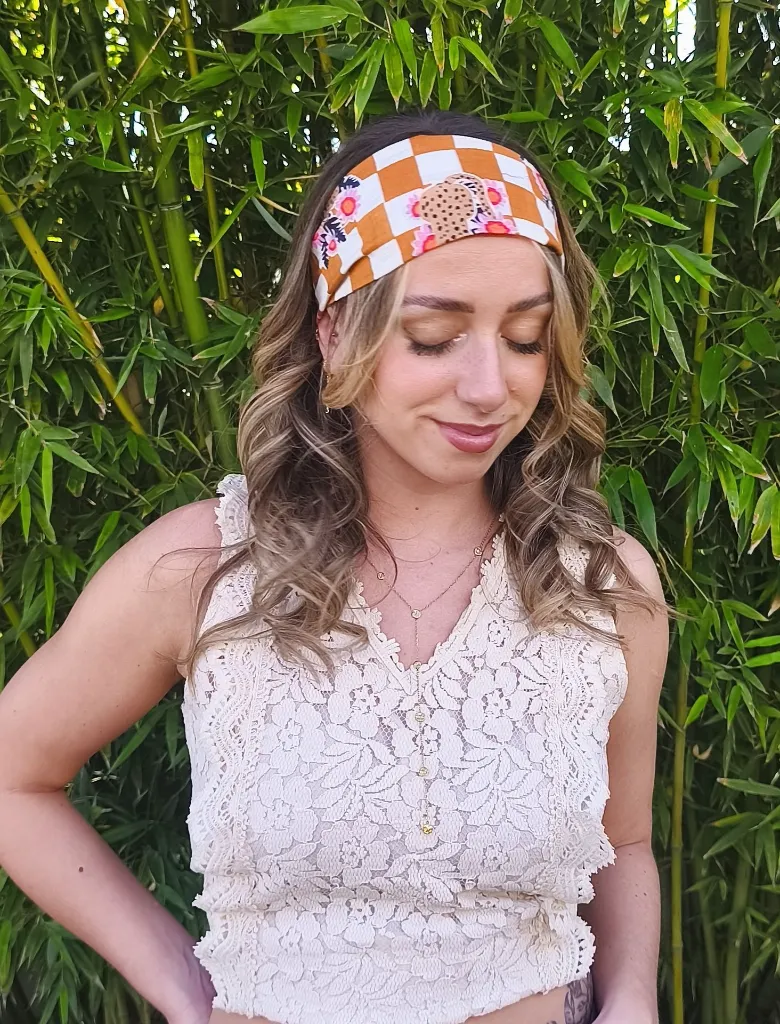 bandeau indien headband carreaux.webp