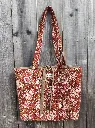 Sac cabas tote bag en coton matelassé Indien