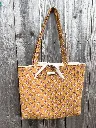 Sac cabas, tote bag en coton Indien matelassé