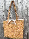 Sac cabas, tote bag en coton Indien matelassé