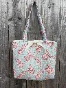 Sac cabas matelassé tissu Indien
