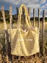 sac de plage imperméable  jaune beurre
