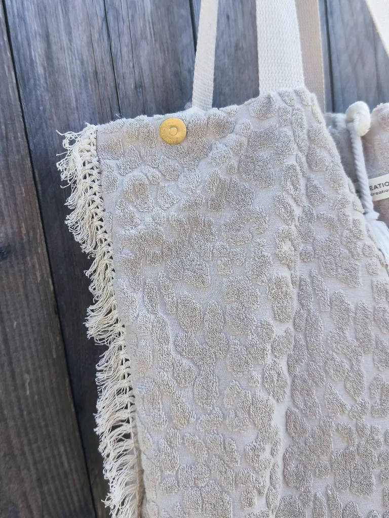 sac de plage imperméable léopard