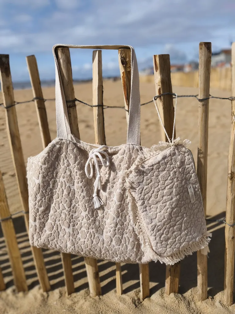 sac de plage imperméable léopard