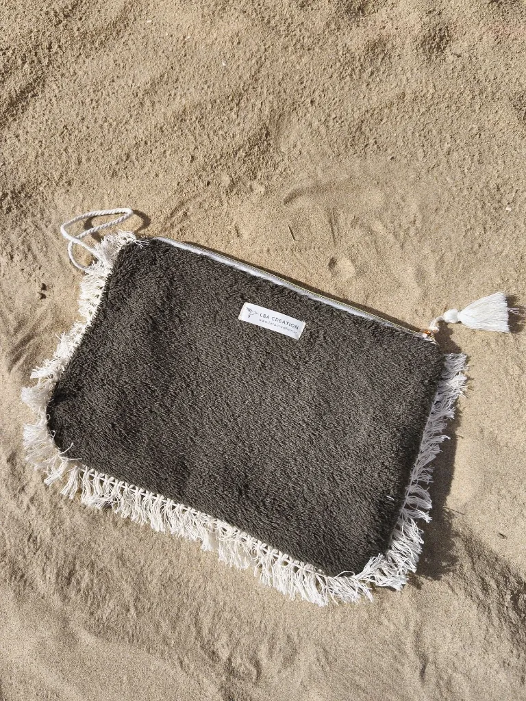 Pochette à maillot de bain Eponge  kaki