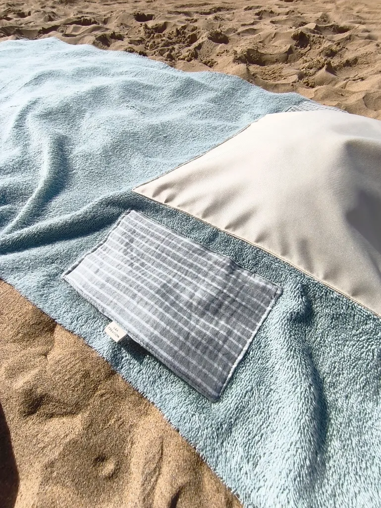 Pochon serviette de plage 2 en 1 L&A création