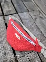 sac banane plumetis corail
