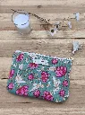 pochette matelassé en coton Indien HandBlock Print L&A Création