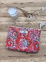pochette matelassé en coton Indien HandBlock Print L&A Création