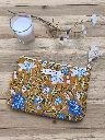 pochette matelassé en coton Indien HandBlock Print L&A Création