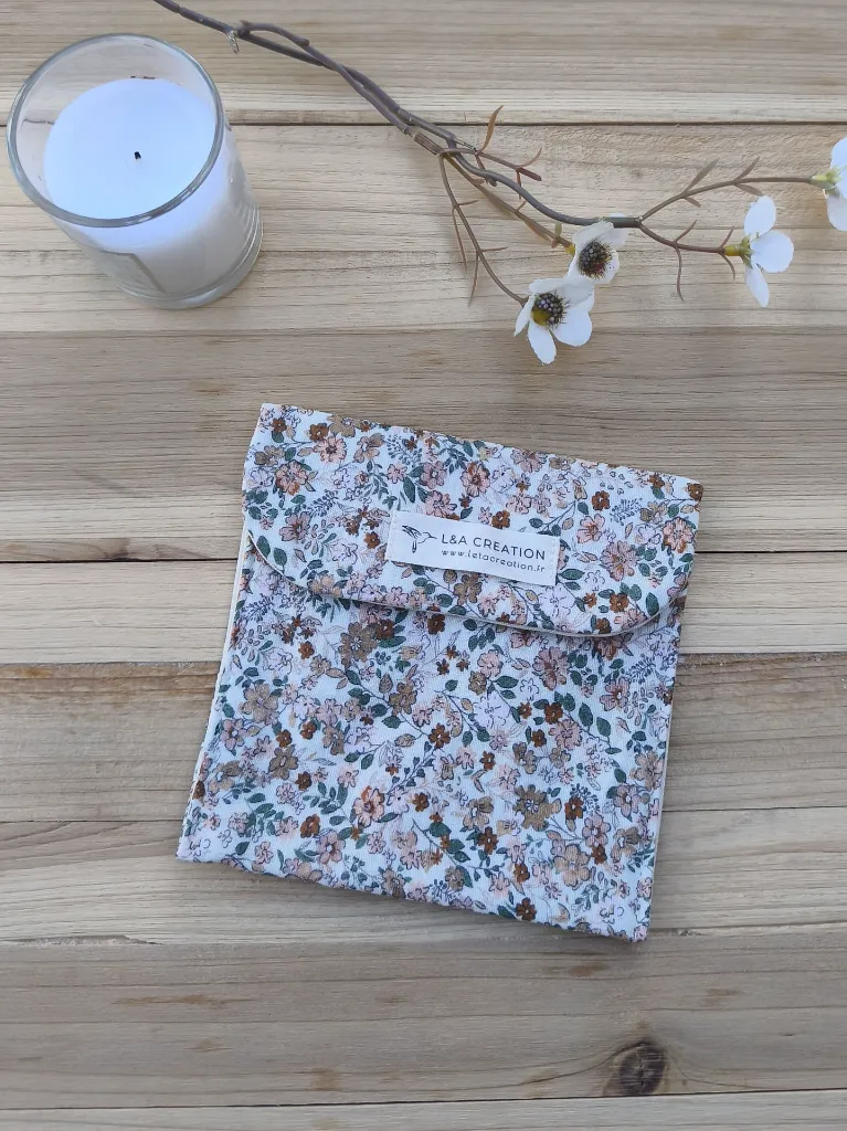 Pochette étui à savon ou lingettes - imperméable - L&A Création
