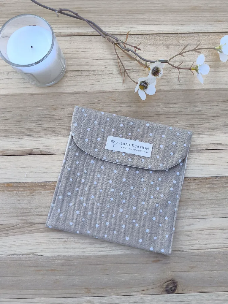 Pochette étui à savon ou lingettes - imperméable - L&A Création