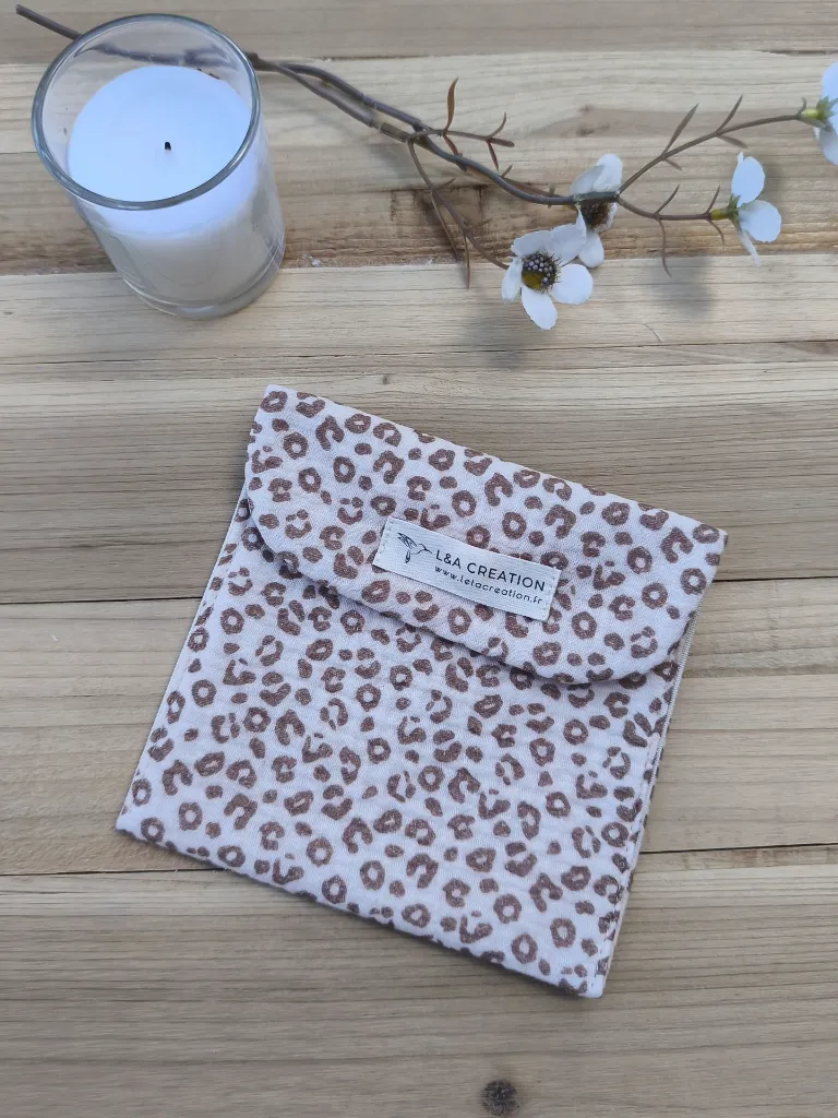 Pochette étui à savon ou lingettes - imperméable - L&A Création