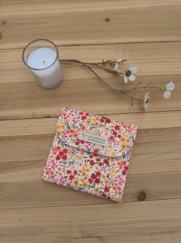 Pochette étui à savon ou lingettes - imperméable - L&A Création